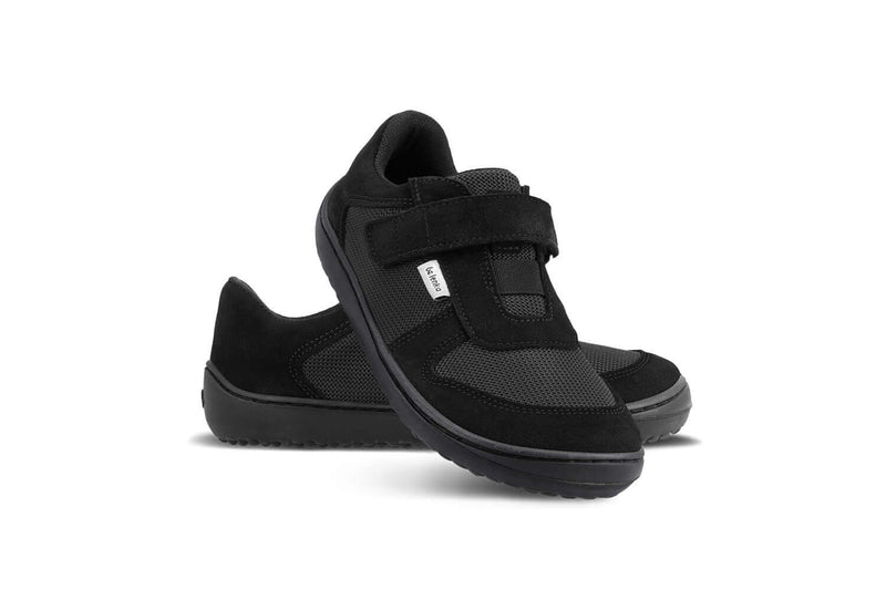 Load image into Gallery viewer, Eco-friendly Kids Barefoot sneakers Be Lenka Joy - All Black
