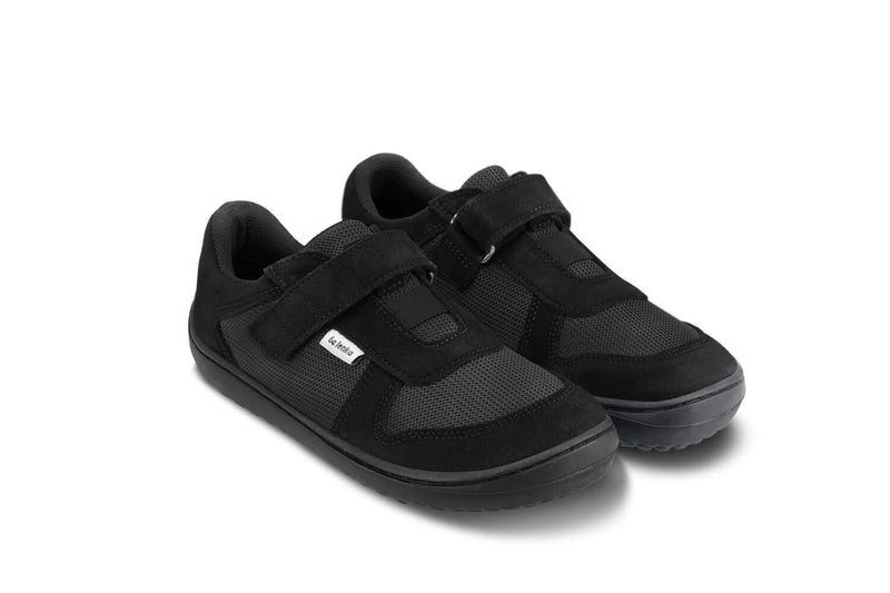 Load image into Gallery viewer, Eco-friendly Kids Barefoot sneakers Be Lenka Joy - All Black
