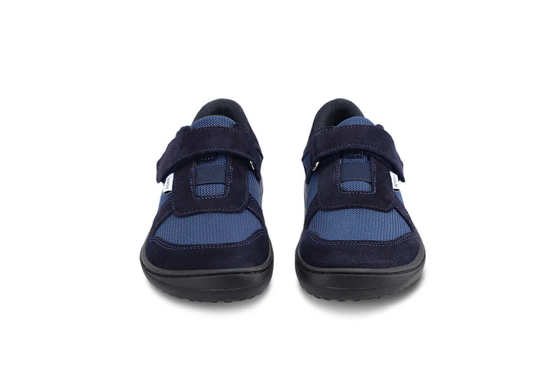 Load image into Gallery viewer, Eco-friendly Kids barefoot sneakers Be Lenka Joy - Dark Blue &amp; Black
