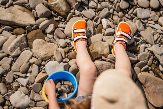 Be Lenka Kids Barefoot Seasiders - Orangy | Adventureco