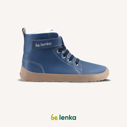 Eco-friendly Winter Kids Barefoot Be Lenka Winter Kids - Ocean Blue