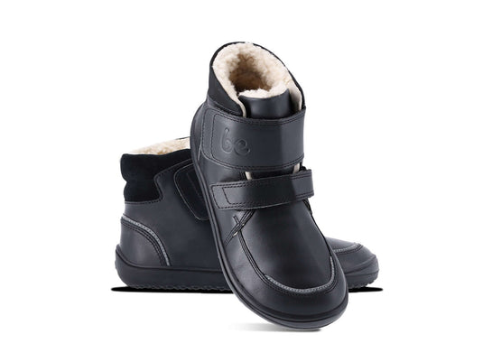 Eco-friendly Be Lenka Kids Winter barefoot Be Lenka Panda 2.0 - All Black