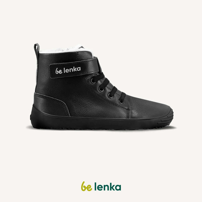 Load image into Gallery viewer, Eco-friendly Winter Kids Barefoot Be Lenka Winter Kids - All Black
