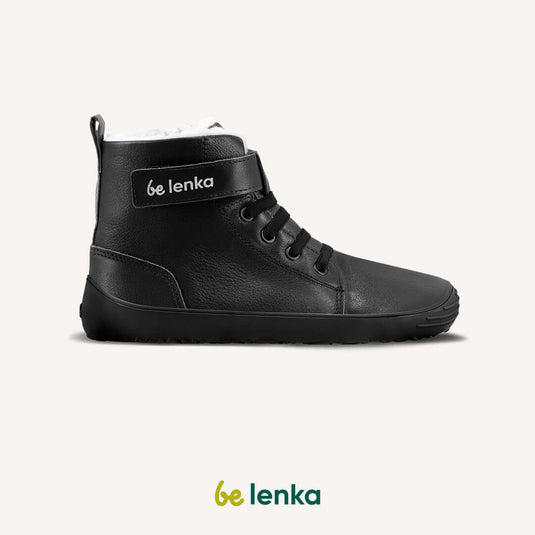 Eco-friendly Winter Kids Barefoot Be Lenka Winter Kids - All Black