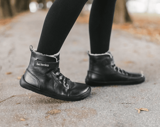 Eco-friendly Winter Kids Barefoot Be Lenka Winter Kids - All Black