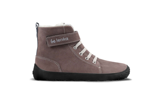 Eco-friendly Winter Kids Barefoot Be Lenka Winter Kids - Chocolate