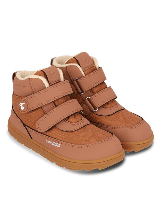 Be Lenka Zippu Junior Kids Winter Boots – All Brown Barefoot