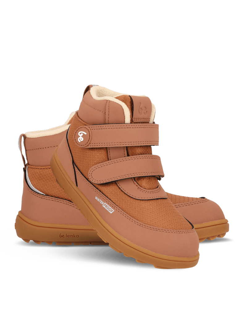 Load image into Gallery viewer, Be Lenka Zippu Junior Kids Winter Boots – All Brown Barefoot
