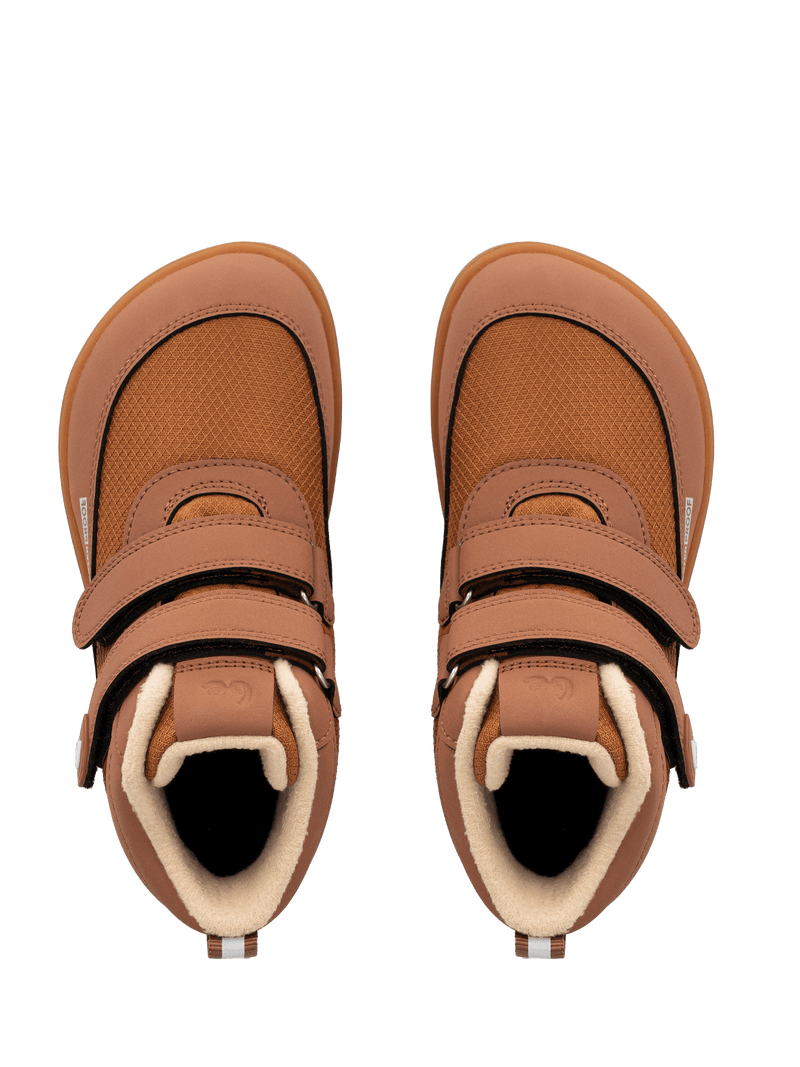 Load image into Gallery viewer, Be Lenka Zippu Junior Kids Winter Boots – All Brown Barefoot
