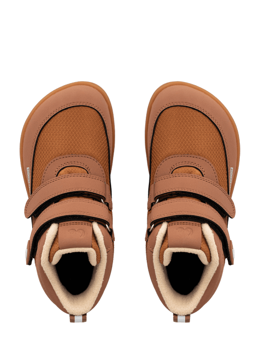 Be Lenka Zippu Junior Kids Winter Boots – All Brown Barefoot