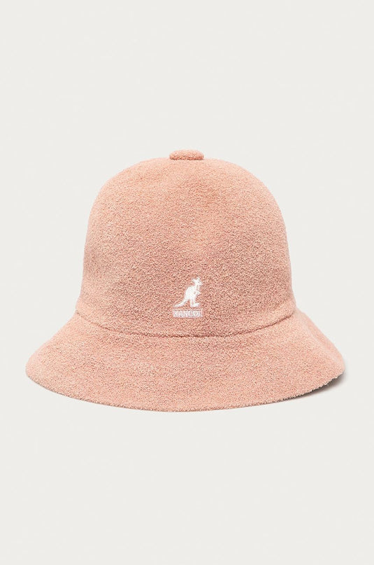 Kangol Bermuda Casual Bucket Hat Terry Towelling Cap - Dusty Rose
