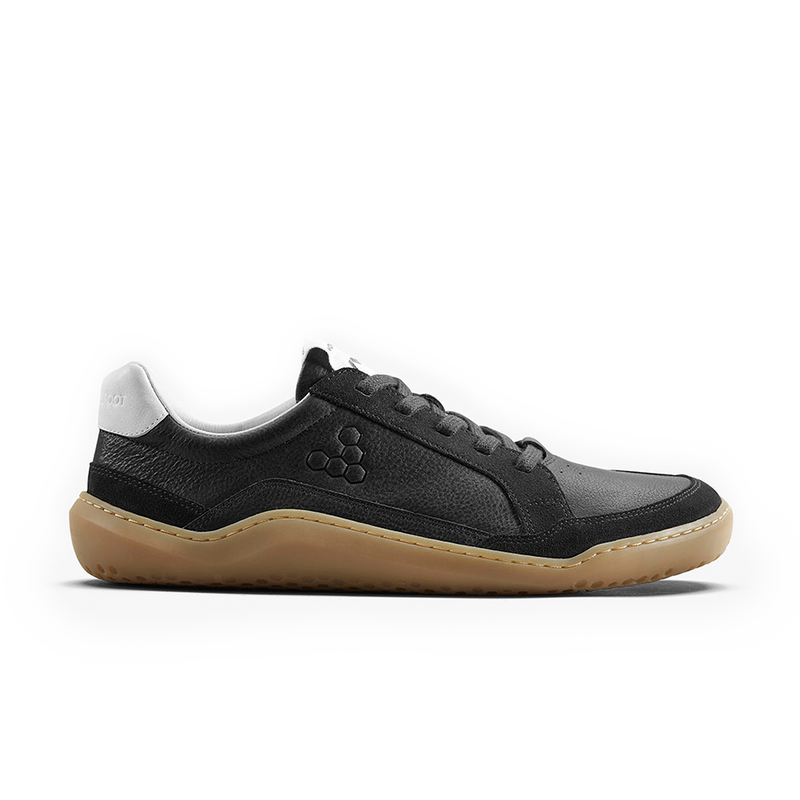 Load image into Gallery viewer, Vivobarefoot Gobi II Sneaker Premium Leather Mens Raven
