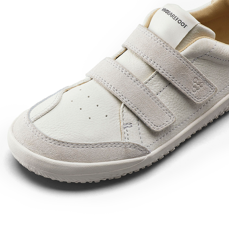 Load image into Gallery viewer, Vivobarefoot Gobi Sneaker Kids Limestone
