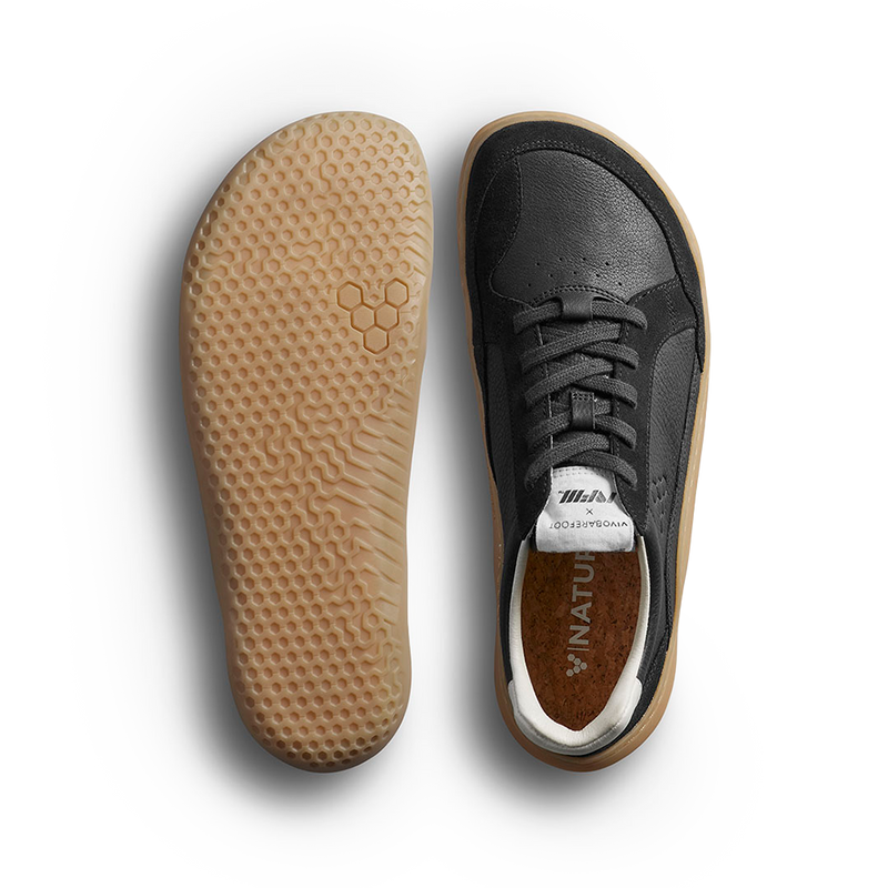 Load image into Gallery viewer, Vivobarefoot Gobi II Sneaker Premium Leather Mens Raven
