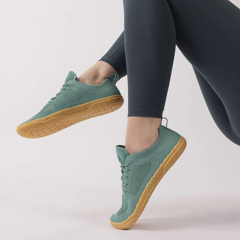 Load image into Gallery viewer, Groundies Active Knit Women's Barefoot Shoes – Jade
