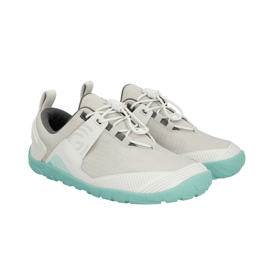 Groundies Chamonix TR Low Women's Barefoot Trail Shoes – Stone/Mint