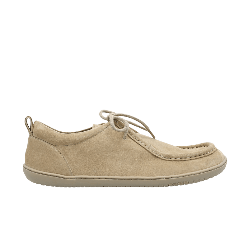 Load image into Gallery viewer, Groundies Cricket Men's Barefoot Moccasins – Beige
