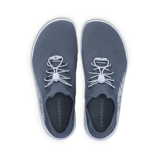Groundies G-Pure Men's Barefoot Recovery Shoes – Denim Blue