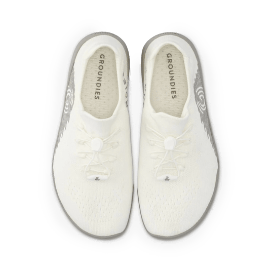 Groundies G-Pure Women's Barefoot Shoes – Off-White