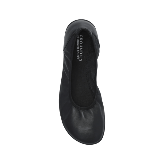 Groundies Lily 3.0 Women's Barefoot Ballet Flats – Black