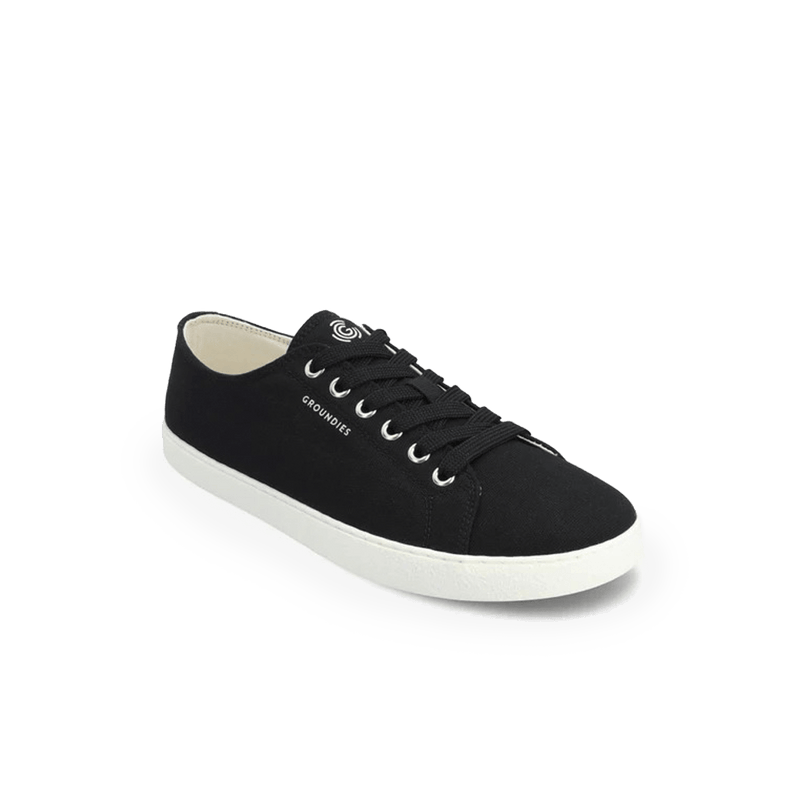 Load image into Gallery viewer, Groundies Lima Women's Vegan Barefoot Sneakers – Black
