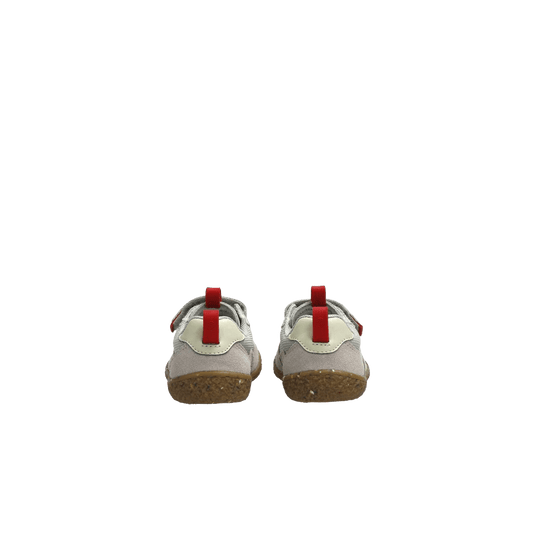 Groundies Lou 2.0 Kids' Barefoot Sneakers – Sage Green/Red