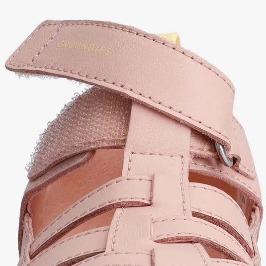 Groundies Noto 2.0 Kids' Barefoot Sandals – Rouge/Lemon Cream