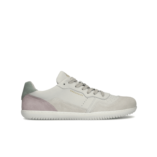 Groundies Nova GO1 Women's Barefoot Sneakers – Beige/Pink