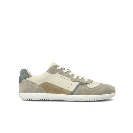 Groundies Nova GO1 Women's Barefoot Sneakers – Beige/Sage Green
