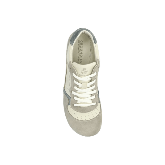 Groundies Nova GO1 Women's Barefoot Sneakers – Beige/Sage Green