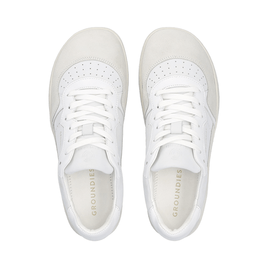 Groundies Nova GS1 Men's Barefoot Sneakers – White