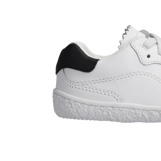 Groundies Panama Kids' Barefoot Sneakers – Off-White/Black