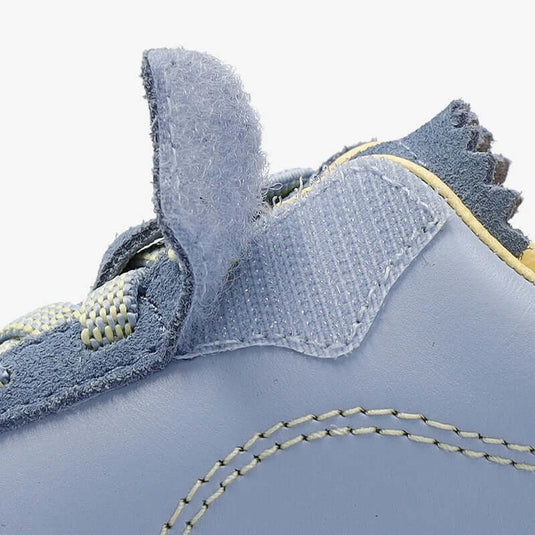 Groundies Panama Kids' Barefoot Sneakers – Sky Blue/Lemon Cream