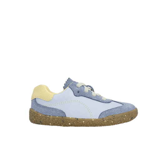Groundies Panama Kids' Barefoot Sneakers – Sky Blue/Lemon Cream