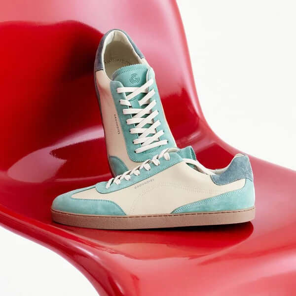 Load image into Gallery viewer, Groundies Panama Women's Barefoot Sneakers – Beige/Sage Green
