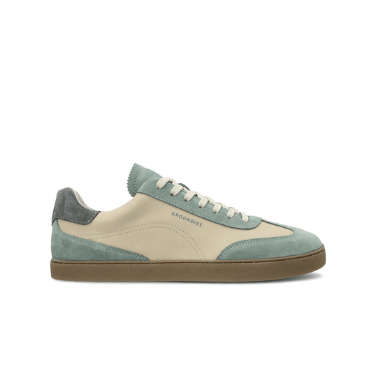 Groundies Panama Women's Barefoot Sneakers – Beige/Sage Green