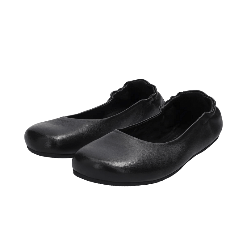 Load image into Gallery viewer, Groundies Sleek Women's Barefoot Ballerina Flats – Black
