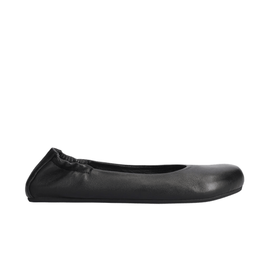 Groundies Sleek Women's Barefoot Ballerina Flats – Black