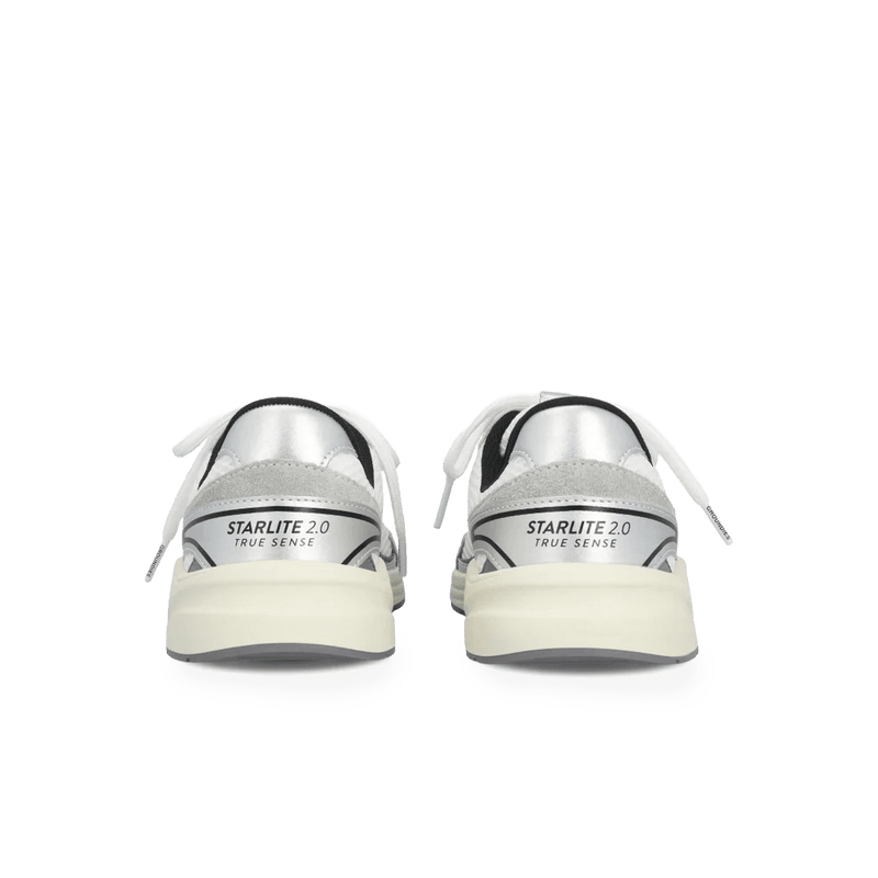 Load image into Gallery viewer, Groundies Starlite 2.0 Men's Barefoot Sneakers – White/Silver/Black
