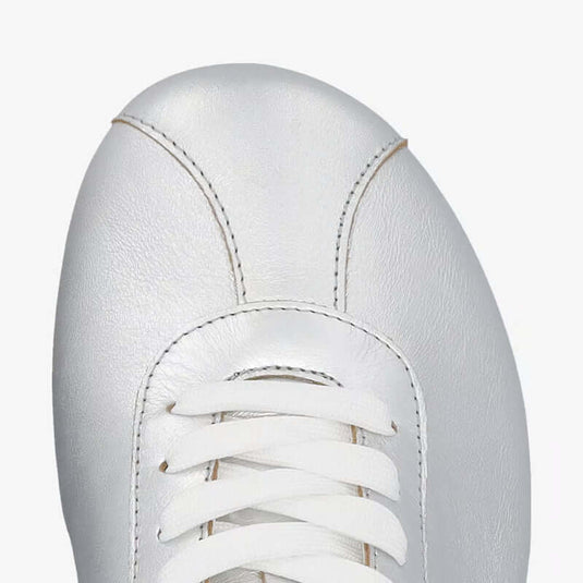 Groundies Zen Women's Barefoot Sneakers – Metallic Silver