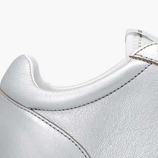 Groundies Zen Women's Barefoot Sneakers – Metallic Silver