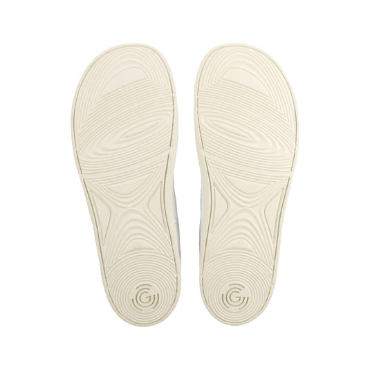 Groundies Zurich Men's Barefoot Sneakers – White/Black