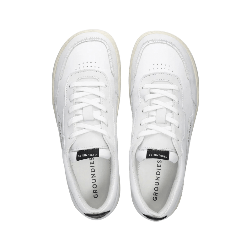 Load image into Gallery viewer, Groundies Zurich Men's Barefoot Sneakers – White/Black
