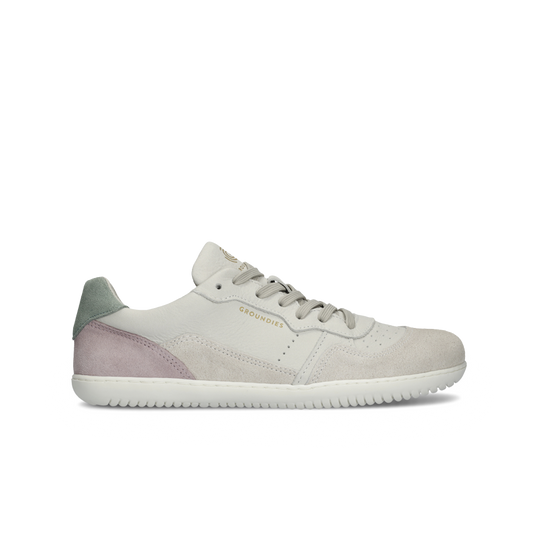 Groundies Nova GO1 Women's Barefoot Sneakers – Beige/Pink
