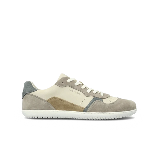 Groundies Nova GO1 Women's Barefoot Sneakers – Beige/Sage Green