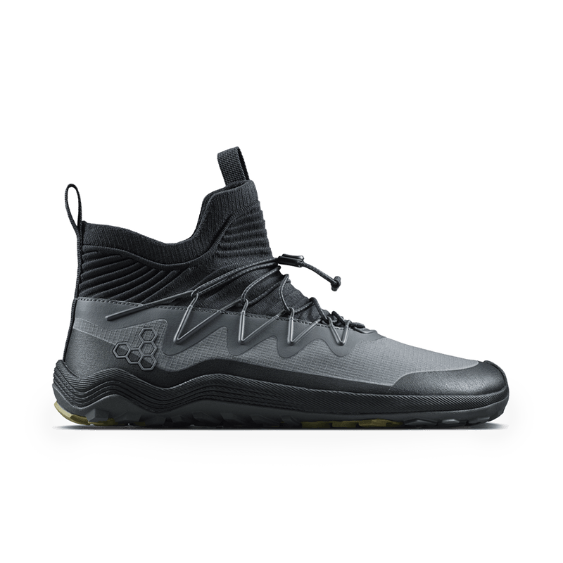 Load image into Gallery viewer, Vivobarefoot Primus Trail Flow Mid II Mens Dark Shadow
