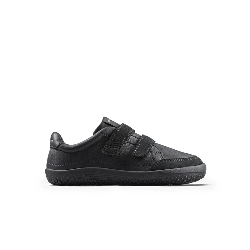 Load image into Gallery viewer, Vivobarefoot Gobi Sneaker School Kids Obsidian-0

