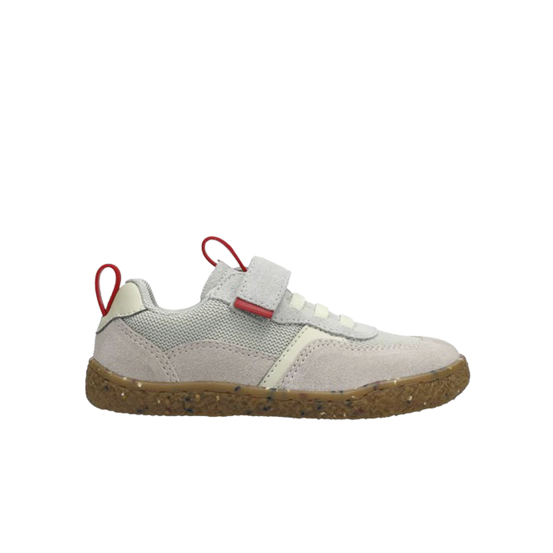 Load image into Gallery viewer, Groundies Lou 2.0 Kids' Barefoot Sneakers – Sage Green/Red
