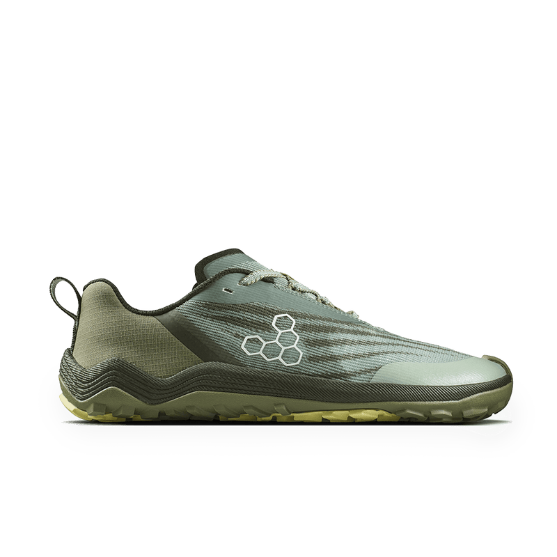 Load image into Gallery viewer, Vivobarefoot Primus Trail Flow Women's Barefoot Trail Running Shoe – Glacial Green
