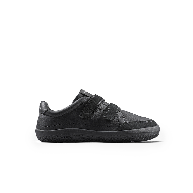 Load image into Gallery viewer, Vivobarefoot Gobi Sneaker School Preschool Obsidian-0
